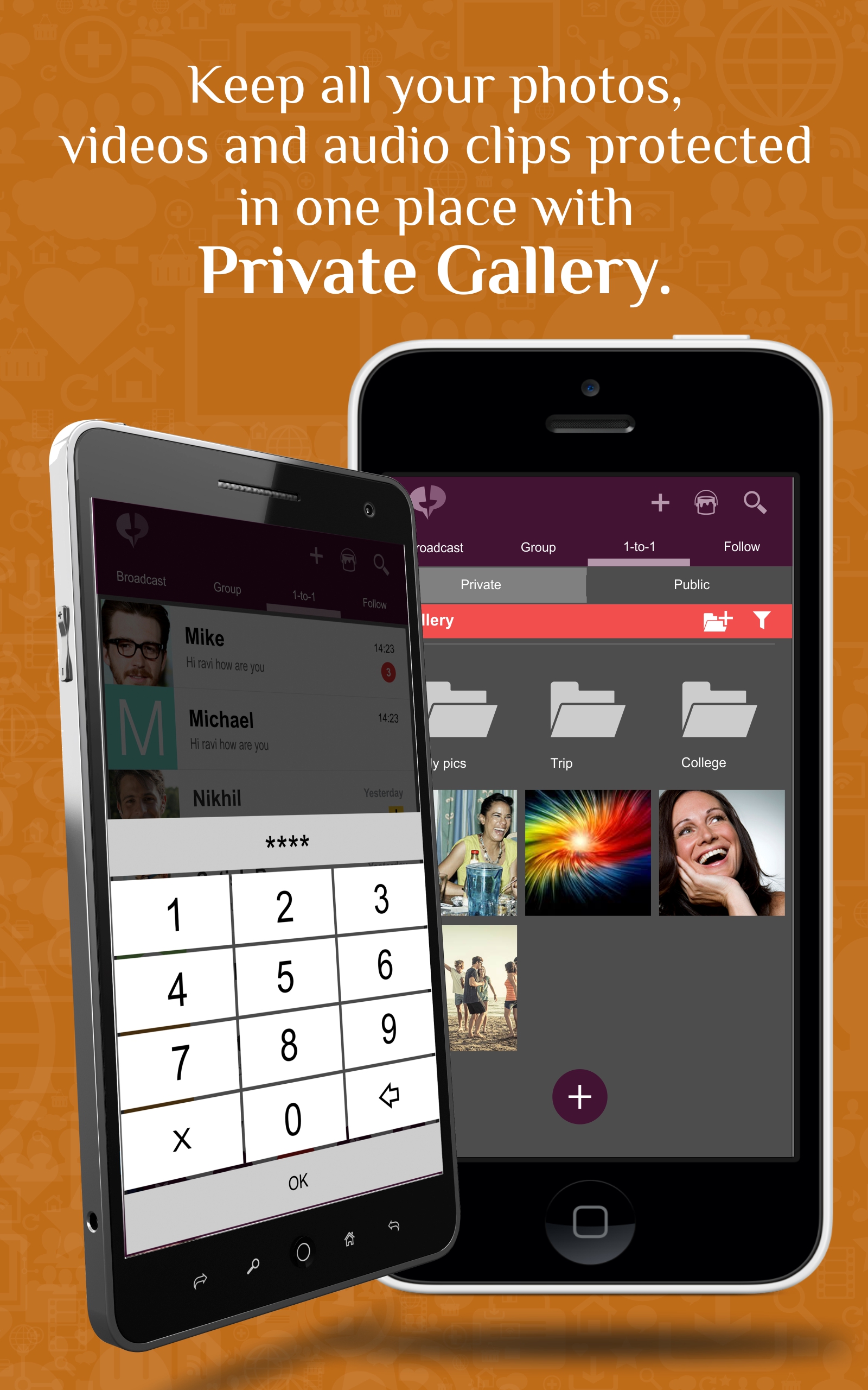 PR Screenshot of of Private Gallery
