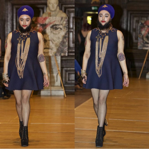 Next up on The Royal Fashion Show: The Bearded Dame