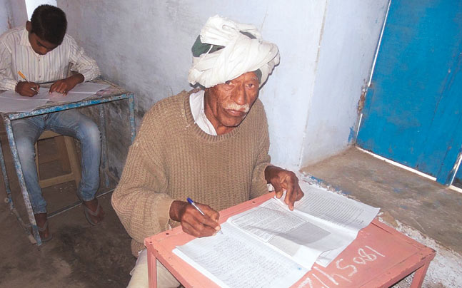 77 year old giving boards