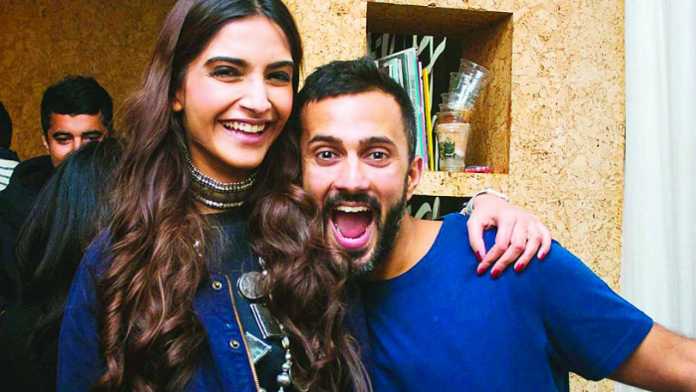 Anand Ahuja with Sonam Kapoor