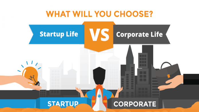 Startup Job vs. Corporate Life