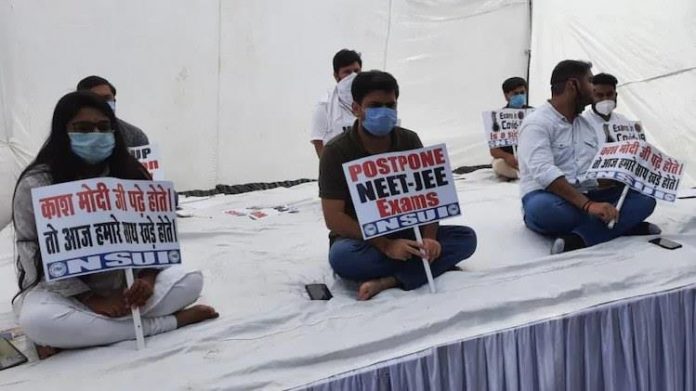 NSUI, JEE, NEET, Hunger Strike